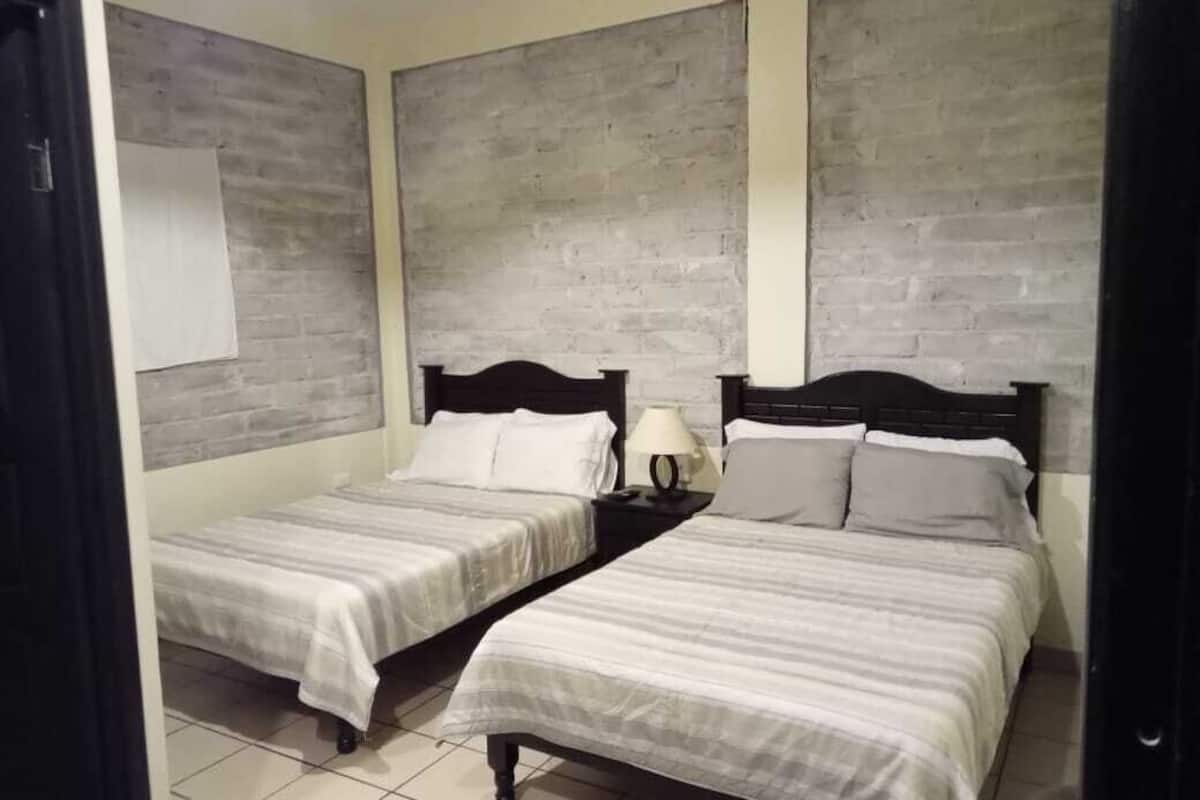 Standard Double Room, 2 Double Beds | Free WiFi, bed sheets