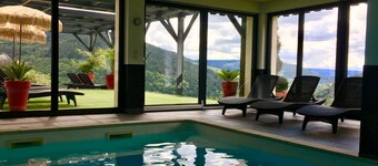 Beautiful location with indoor swimming pool, wellness area & breathtaking view
