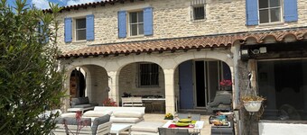 Contemporary farmhouse all mods cons in a 10 ha estate at the heart of the C