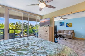 1 bedroom, iron/ironing board, travel crib, WiFi