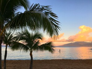 Sun loungers, beach towels