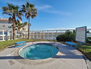 Outdoor pool, a heated pool - 1st FLOOR LARGE 1BR, BEAUTIFUL Beach Getaway!  Pool, Hot Tub, Sauna & More (Corpus Christi)