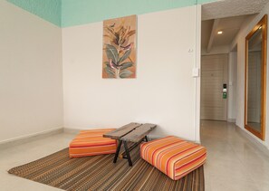 Chambre Premium, 1 grand lit, vue lagon