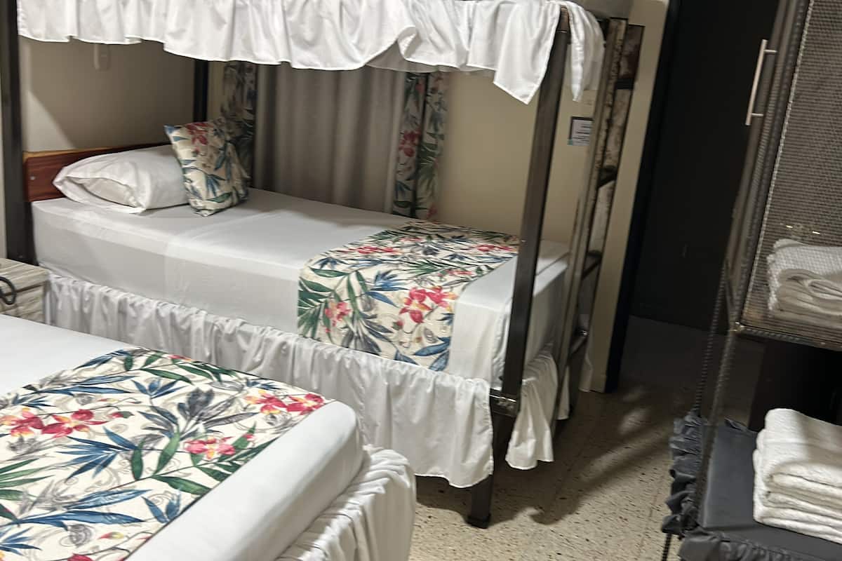 Family Double Room (+1 Bunk Bed) | Blackout curtains, soundproofing, iron/ironing board, free WiFi