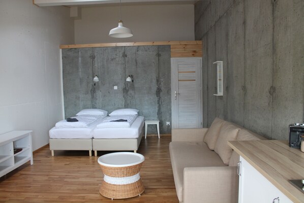 Studio | Blackout curtains, iron/ironing board, free WiFi, bed sheets - Lækjarhus Farm Holidays (Kalfatellsstadhur)