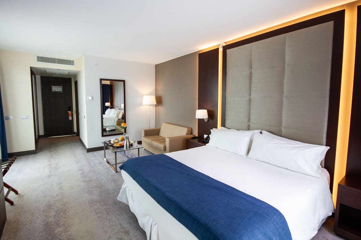Junior-Suite, 1 Queen-Bett, Nichtraucher, Terrasse (Single) | 1 Schlafzimmer, Minibar, Zimmersafe, Schreibtisch