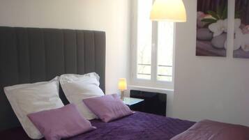 4 chambres, fer et planche à repasser, Wi-Fi gratuit