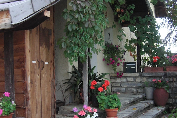 L' entrée de la maison
