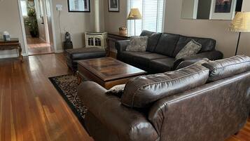 智能電視、壁爐、DVD 播放機、書籍