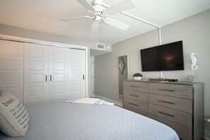 2 bedrooms, desk, iron/ironing board, travel crib - Ground Floor Luxury Condo Fully Updated With Great Ocean View - Unit 49 (Cocoa Beach)