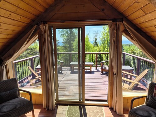 Lutsen Little Bear Lodge - Secluded Lutsen Mountain Cabin With Superior View