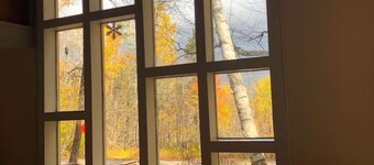 Bromley Aframe - King Master Bed, Wood Fireplace