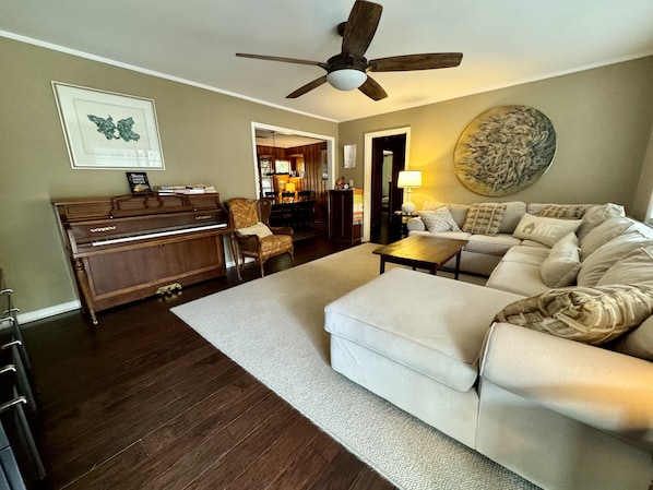 Smart TV, DVD player, video library