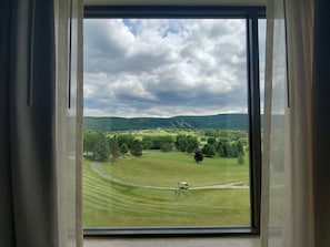 Blick auf den Golfplatz