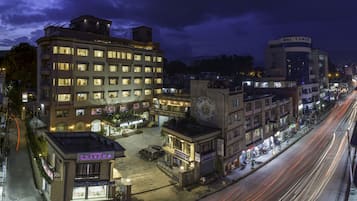 Front of property – evening/night