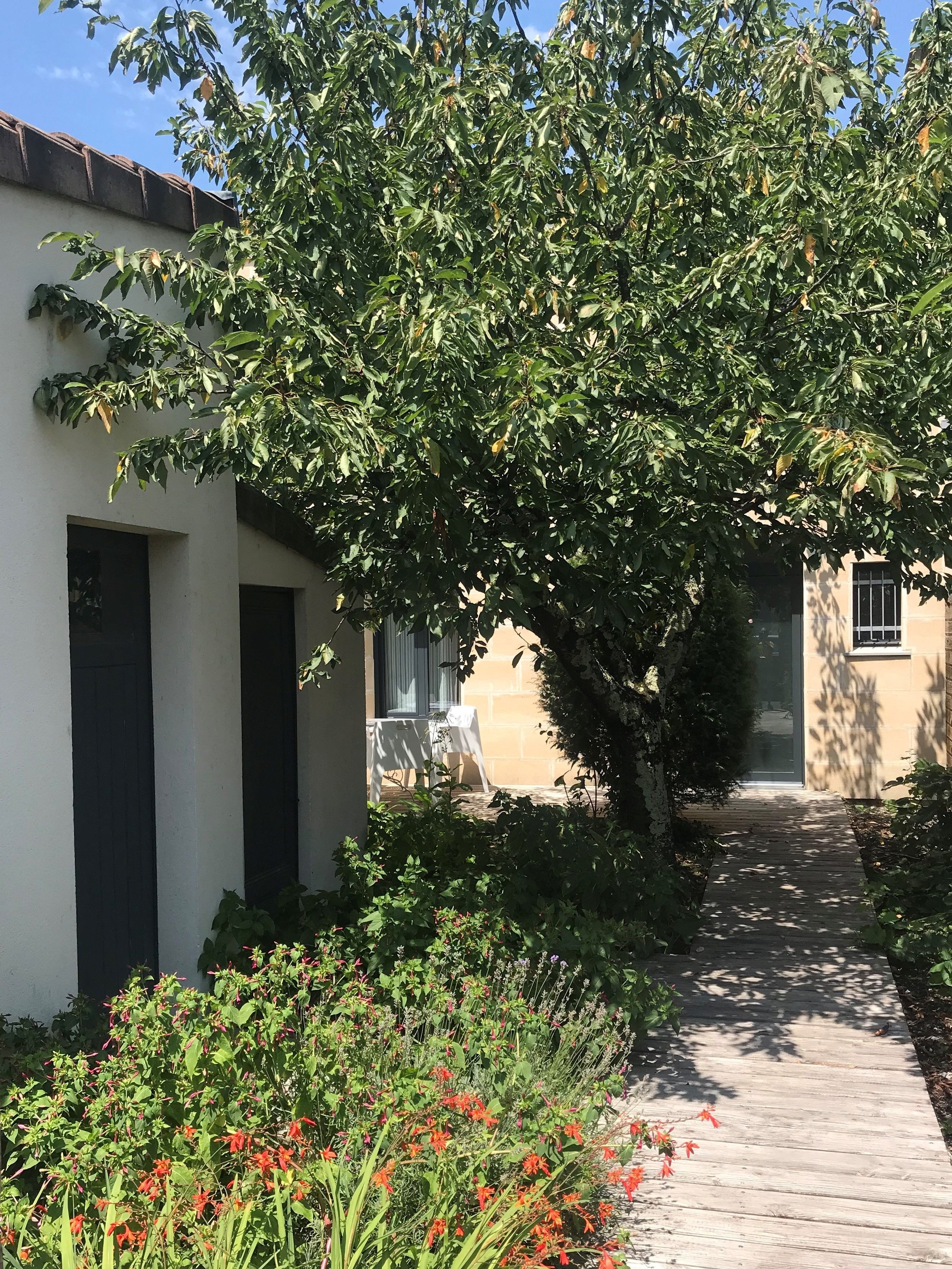 Entrée de l’hébergement