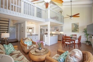 Smart TV, books, stereo