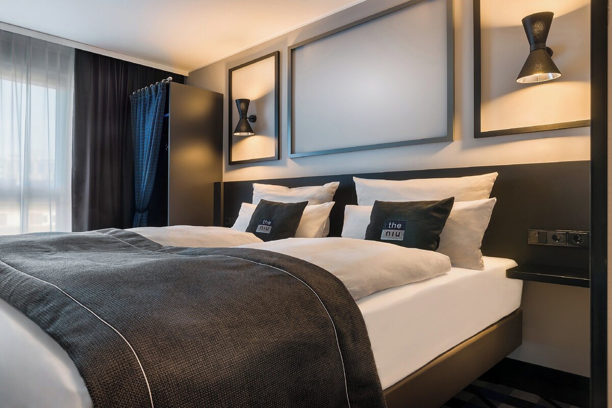 In-room safe, blackout curtains, soundproofing, free cots/infant beds