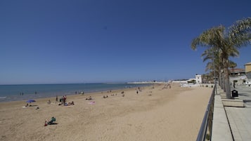 Vlak bij het strand