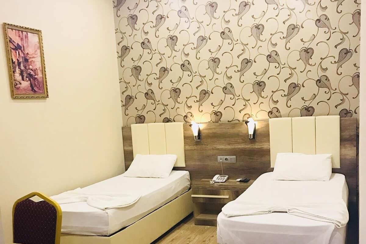 Chambre Économique avec lits jumeaux | Literie de qualité supérieure, articles gratuits dans le mini-bar
