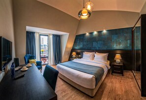 スタンダード ダブルルーム キングベッド 1 台 禁煙 | 1 室のベッドルーム、低刺激性寝具、客室ごとに異なる装飾、客室ごとに異なるインテリア