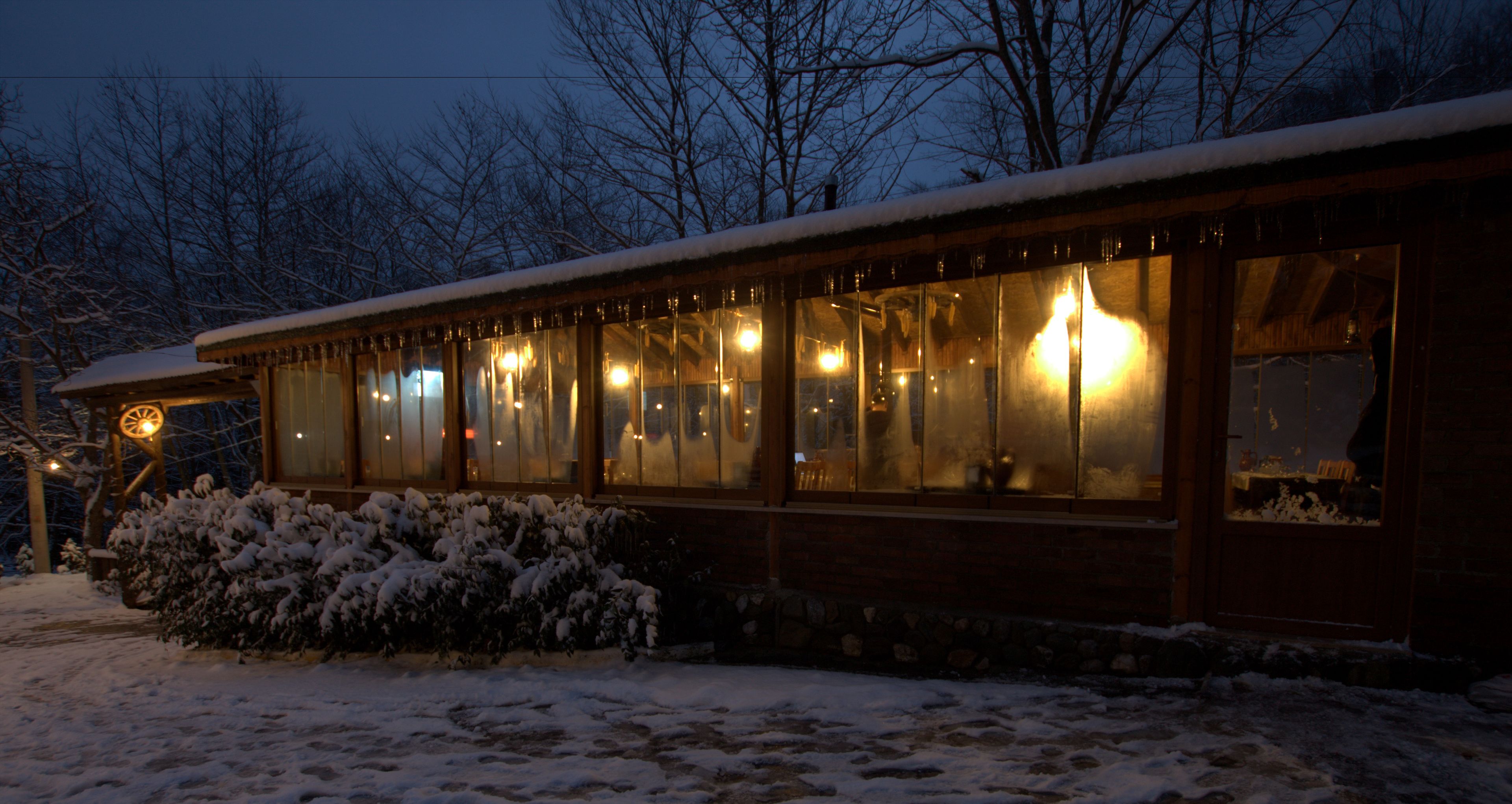 front of property – evening/night