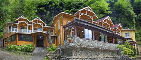 Façade de l’hébergement