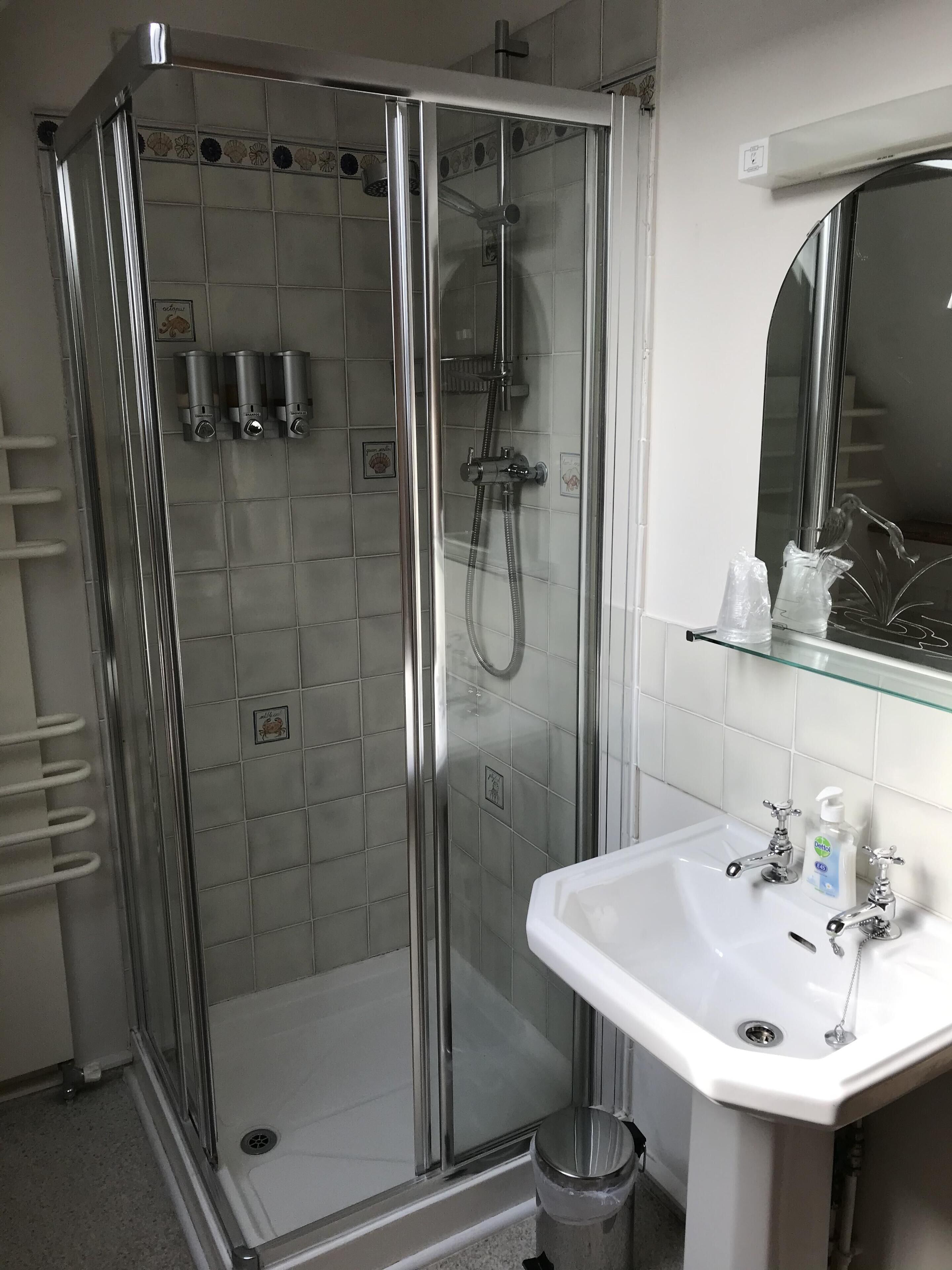 Standard enkelrum - eget badrum (Single room) | Badrum