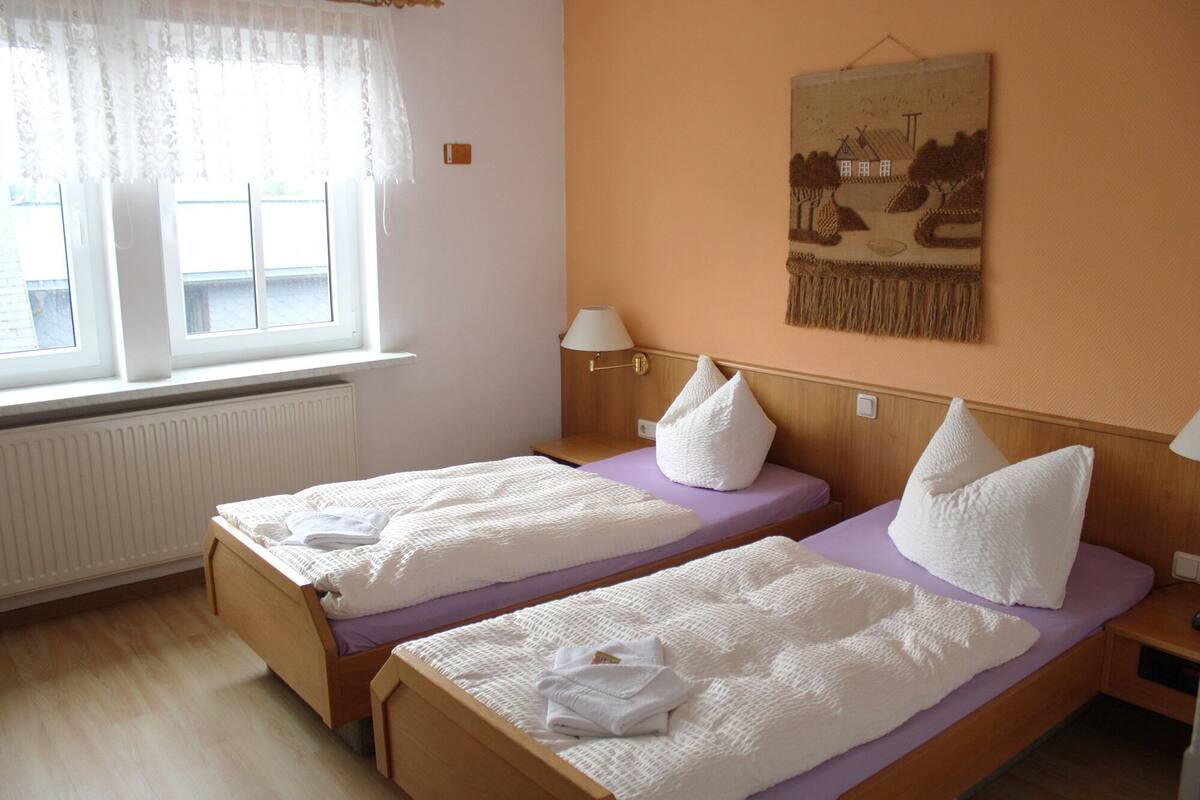 Standard Double Room, 2 Single Beds | In-room safe, blackout curtains, soundproofing, free cots/infant beds