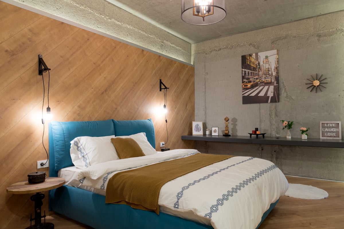 Minibar, blackout curtains, soundproofing, iron/ironing board