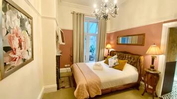 Luxury Double Room, 1 King Bed, Non Smoking | Premium bedding, down duvets, individually decorated, iron/ironing board