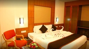 Soundproofing, iron/ironing board, rollaway beds, free WiFi