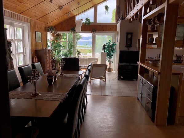 Villa, 4 Bedrooms | In-room dining - Big Villa in Húsavík Suburb (Husavik)