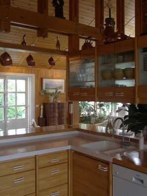 Villa, 4 Bedrooms | Private kitchen | Fridge, microwave, oven, stovetop - Big Villa in Húsavík Suburb (Husavik)