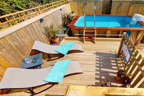 Outdoor pool, sun loungers - Woolacombe Little Quest 1 Bedroom (Woolacombe)