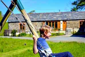 Ferienhaus | Außen-Kinderspielplatz