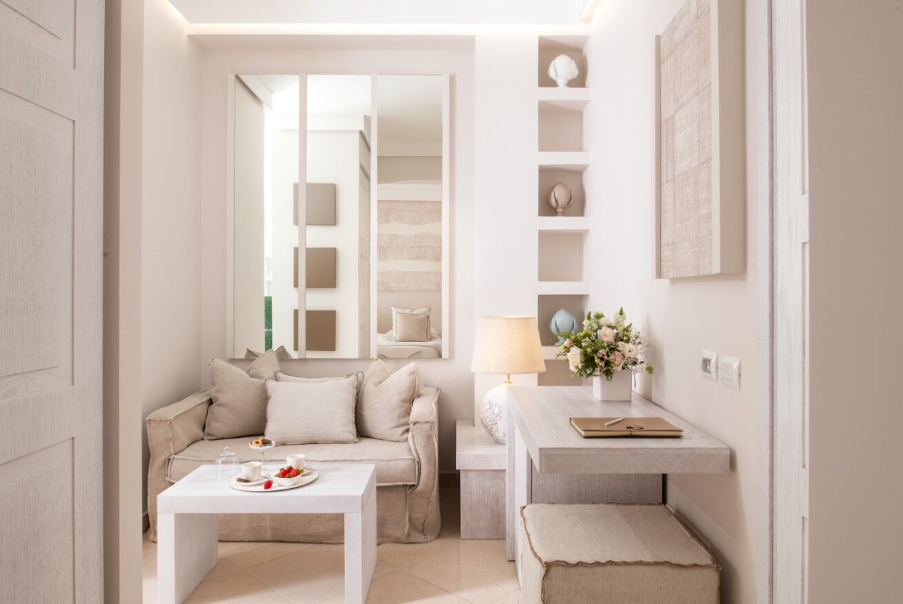 Suíte superluxo, vista para a cidade (Suite BORGO) | Roupas de cama de algodão egípcio, roupas de cama premium