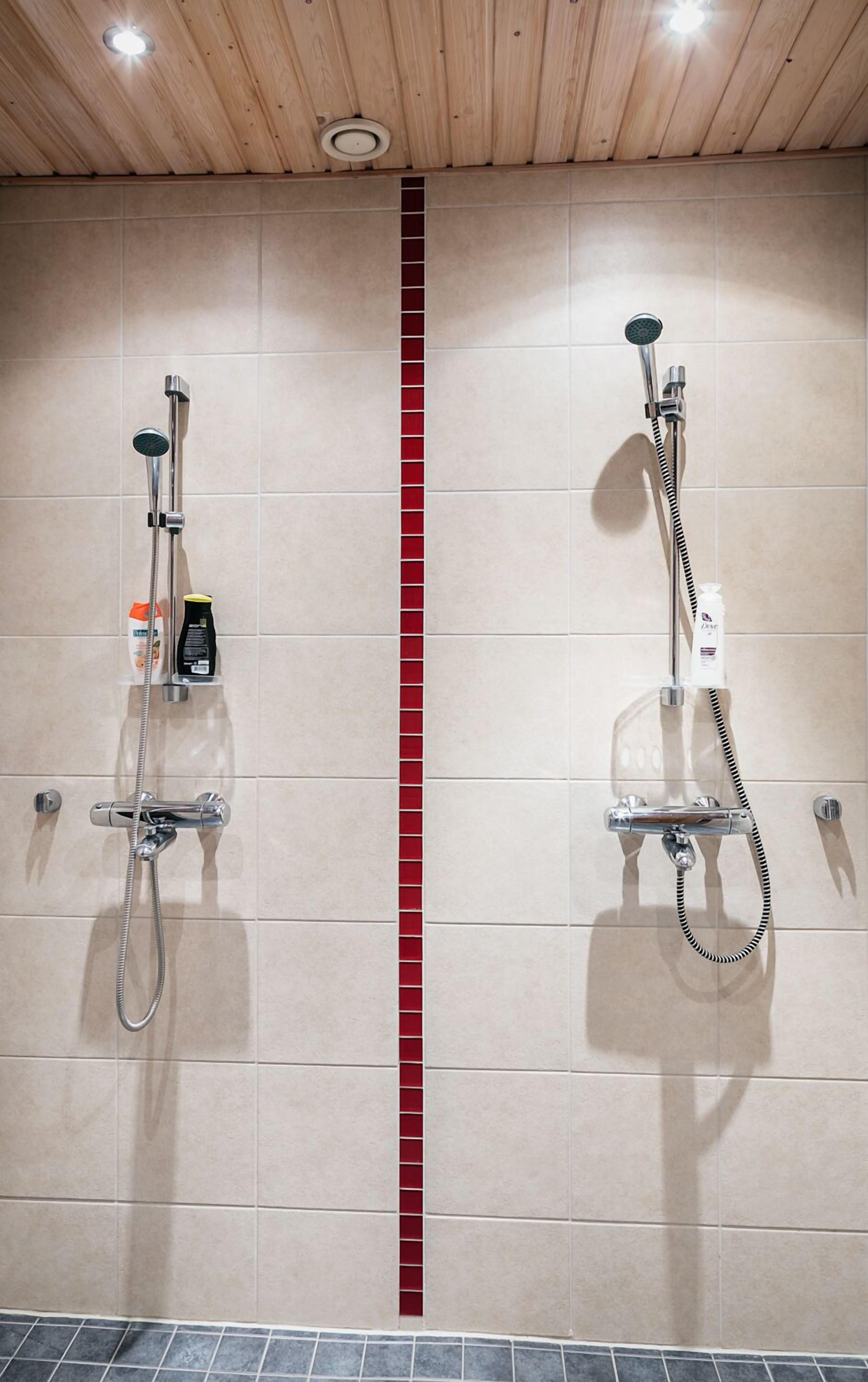 Cottage Desain, 3 kamar tidur, sauna | Kamar mandi | Shower, perlengkapan mandi gratis, pengering rambut, dan handuk