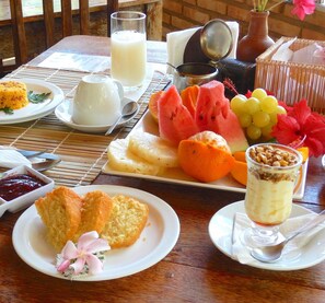 Petit déjeuner continental compris tous les jours