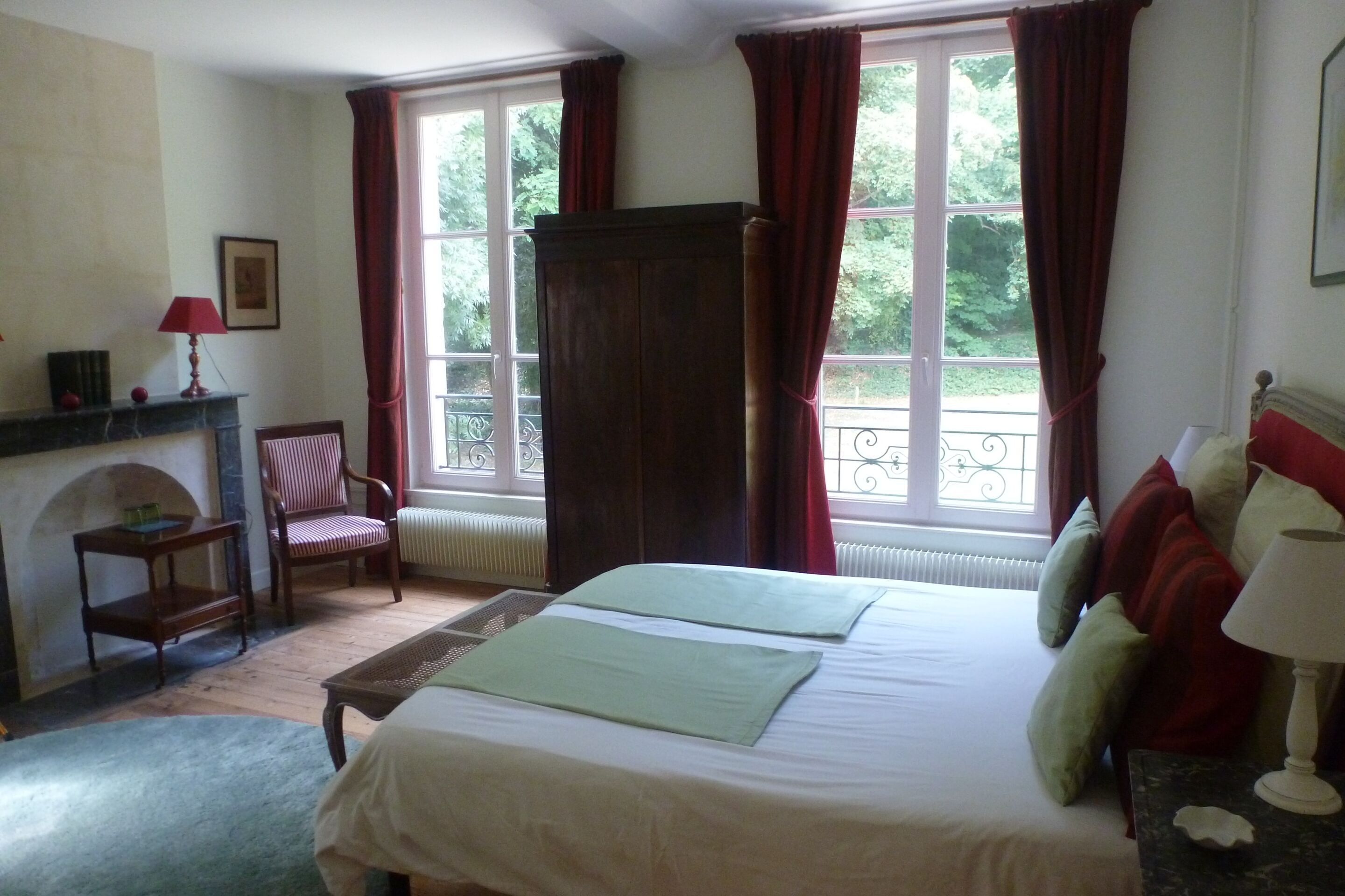 Deluxe dubbelrum eller tvåbäddsrum - privat badrum (Chambre Verte) | 1 sovrum