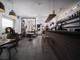 Dinner served, local and international cuisine