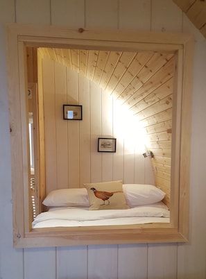 Cabane Luxe, salle de bains attenante