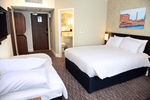 Desk, iron/ironing board, free WiFi, bed sheets