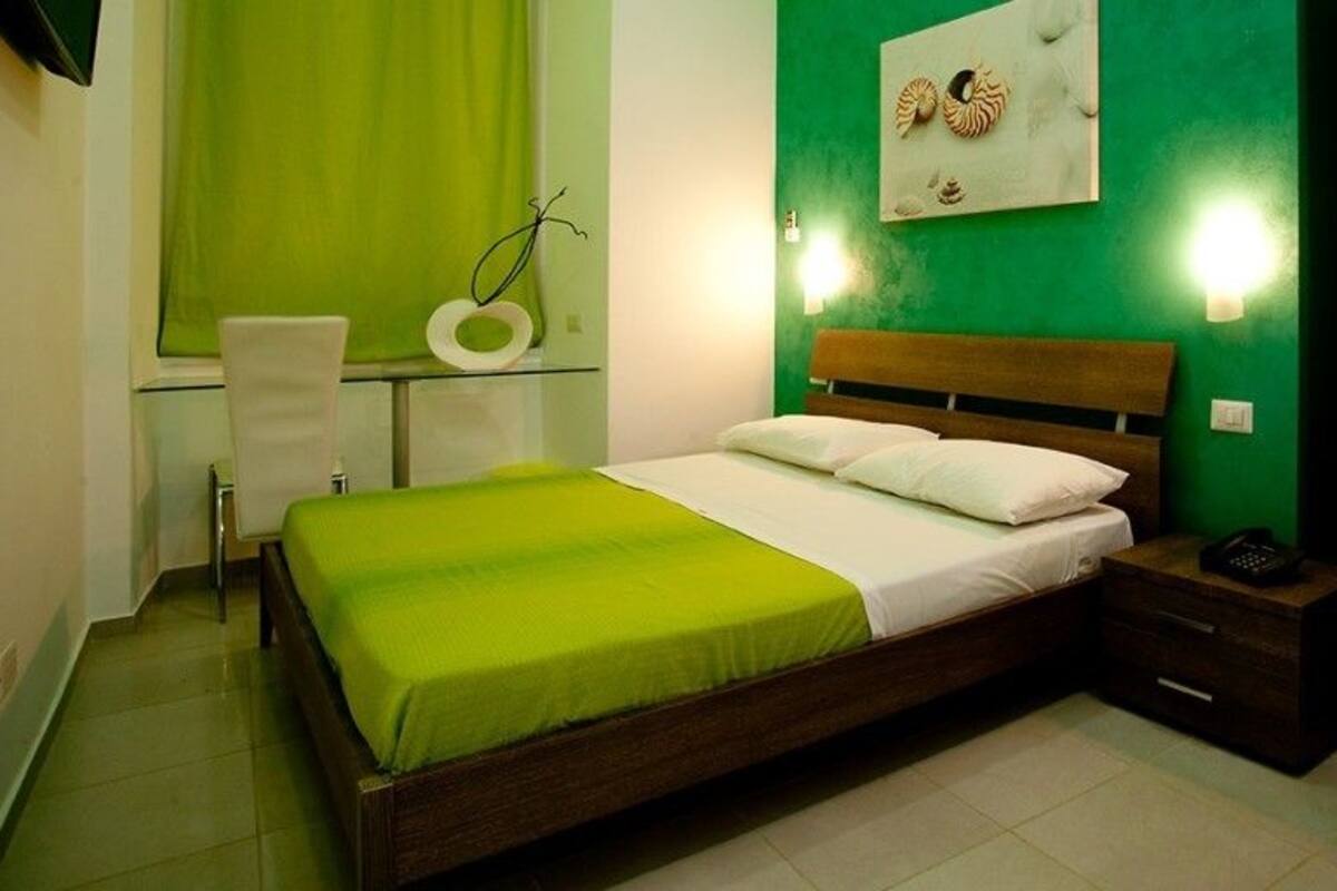 Soundproofing, free cots/infant beds, free WiFi, bed sheets