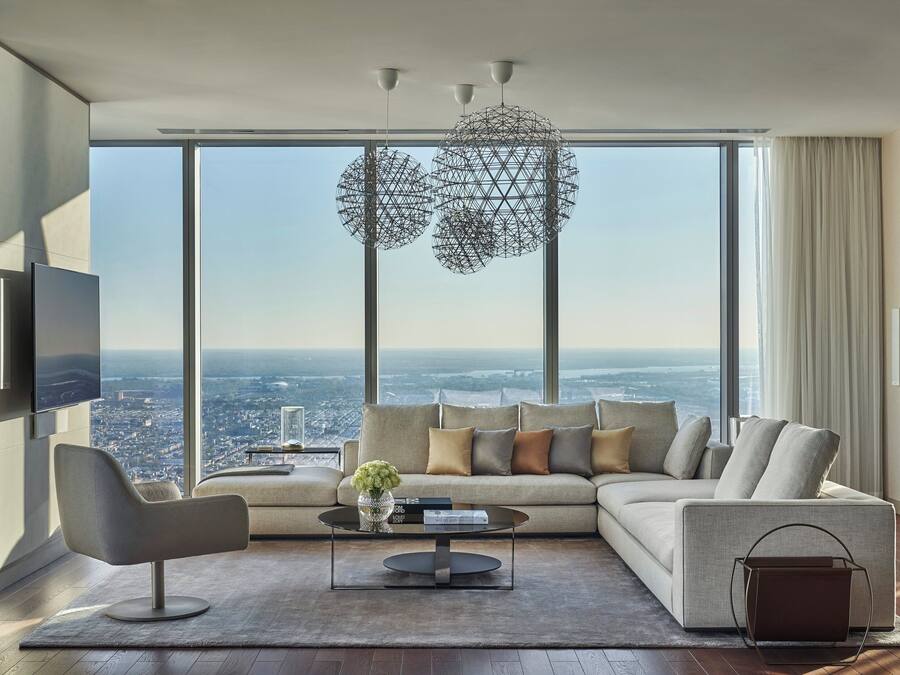 Premium bedding, down comforters, pillowtop beds, minibar