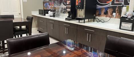 Free daily on-the-go breakfast