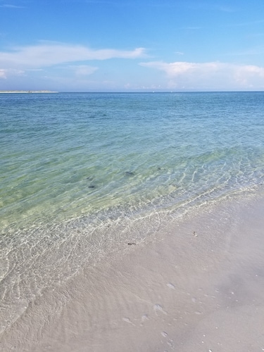 Little Gasparilla Island - Gulf view, golf cart, ferry, pool, boat dock, parking
