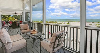 Villa Island Getaway - BEACHFRONT with BOAT INVCLUDED on North Captiva!