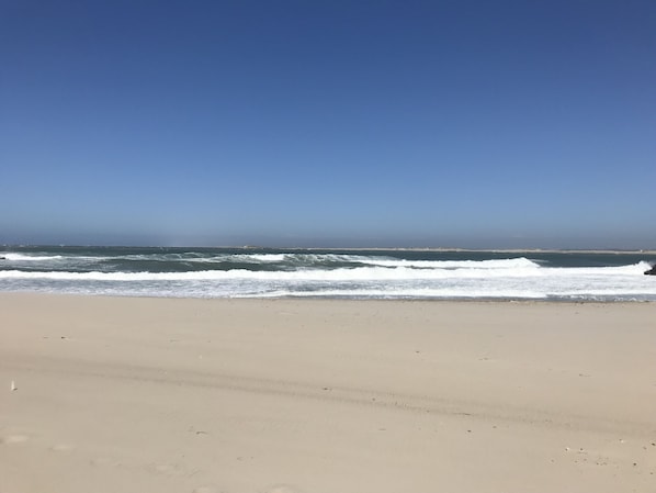 On the beach