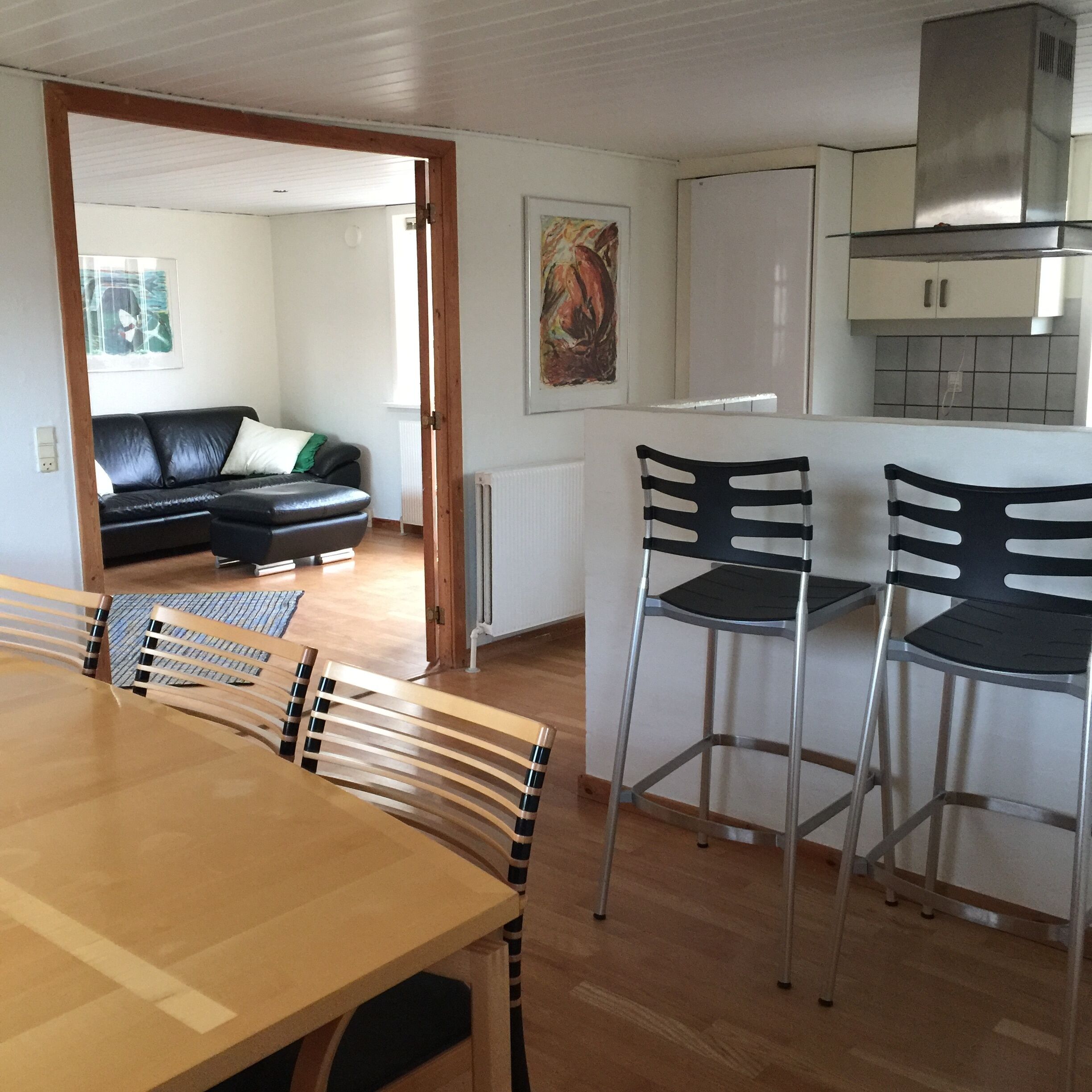 Televisio, takka, kirjoja